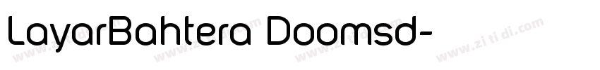 LayarBahtera Doomsd字体转换